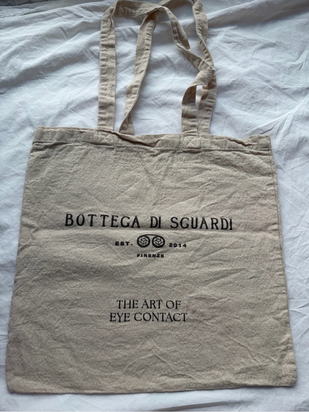 Bottega di Sguardi Firenze Italy Canvas Tote Bag